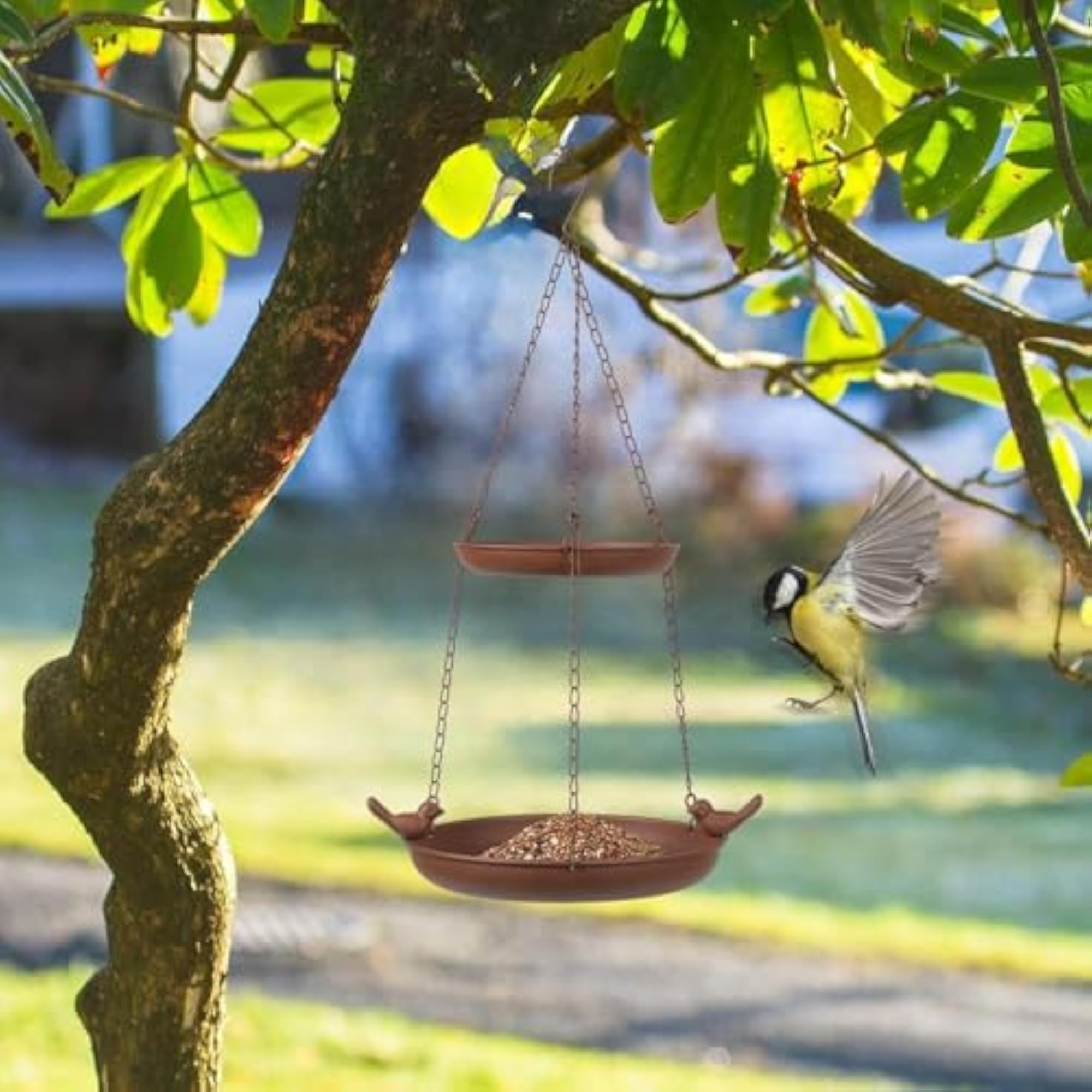 Hanging Bird Bath for Outdoors